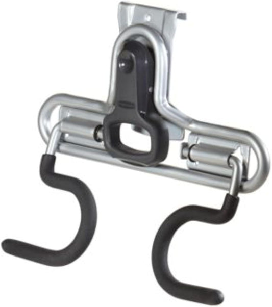 Rubbermaid FastTrack 2-Handle Hook - Space-Saving Garage Storage Solution for Rakes, Brooms, and Ladders
