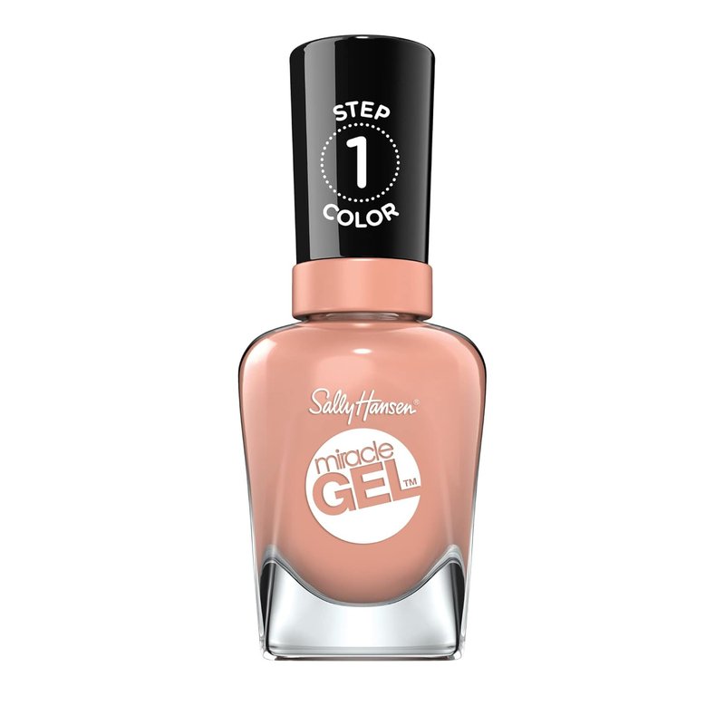 Sally Hansen Miracle Gel Nail Polish - Long-Lasting, Gel-Like Formula | 184 Frill Seeker | Soft Nude Pink
