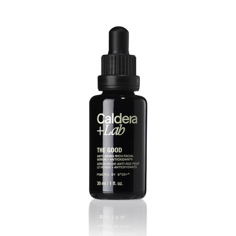 Caldera + Lab The Good | Men's Organic Moisturizing Face Serum for Dry, Sensitive, & Normal Skin – Vegan, Natural & Antioxidant Packed Skincare Facial Oil