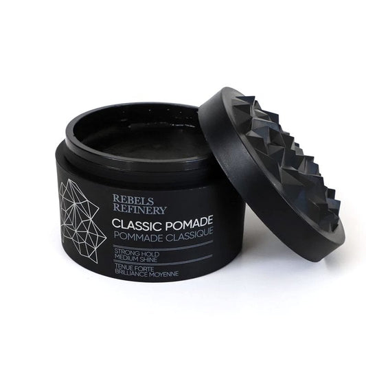REBELS REFINERY Classic Pomade for Men – Strong Hold and Medium Shine – 3.5 Oz.