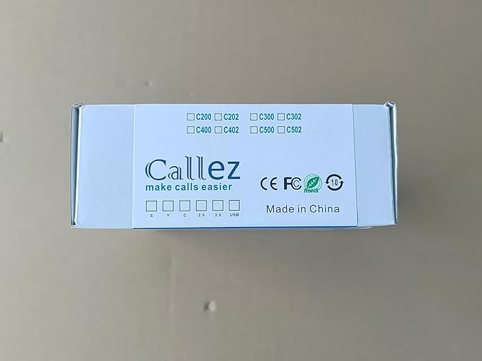 Callez USB Headset with Microphone Noise Cancelling & Audio Controls, Stereo Computer Headphones for Business Skype UC Lync Softphone Call Center Office, Clearer Voice, Super Light, Ultra Comfort