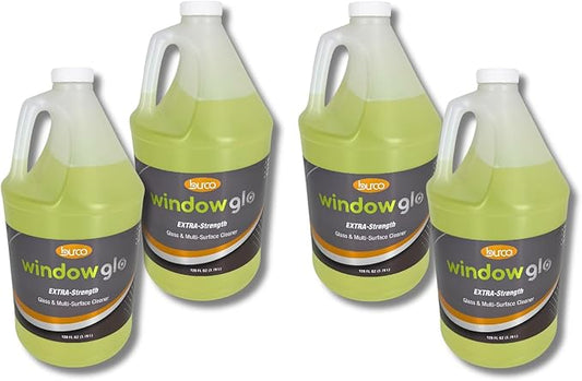 Burco Window Glo Glass and Multi-Purpose Cleaner (1 Gallon (4 Pack))