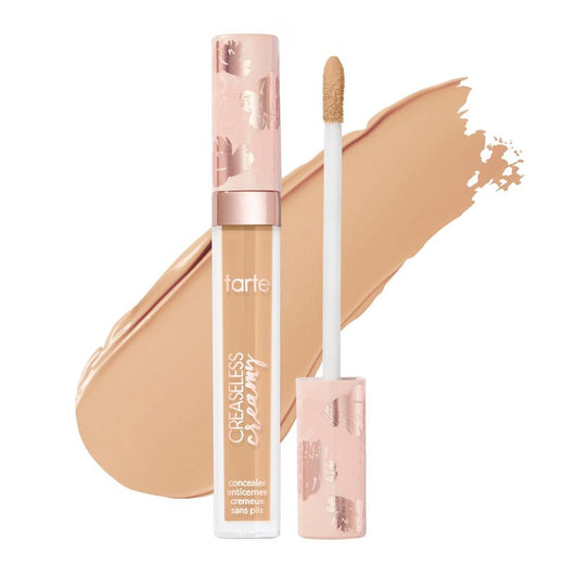 tarte creaseless creamy full-coverage concealer – Waterproof Hydrating Longwear, Niacinamide & Caffeine for covering Dark Circles & Blemishes, Vegan & Cruelty-Free, full size, 22N light neutral