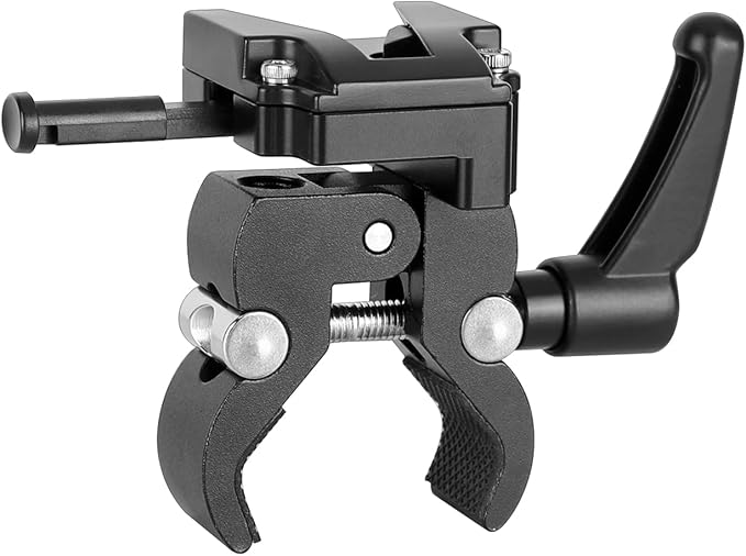 SZRIG Crab Clamp with Universal V-Lock Mount Quick Release Adapter for DSLR Camera Battery Accessory