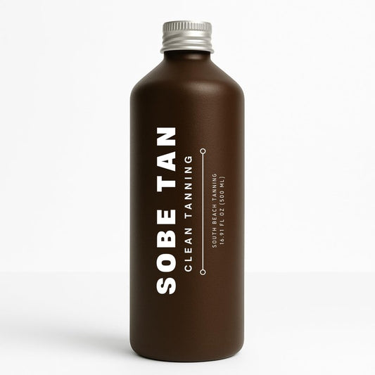 Professional Spray Tan Solution 14% DHA â Rapid Brown Base, 500ml Aluminum Bottle â Universal Tone for All Skin Types â For Professional Spray Tan Artists ONLY