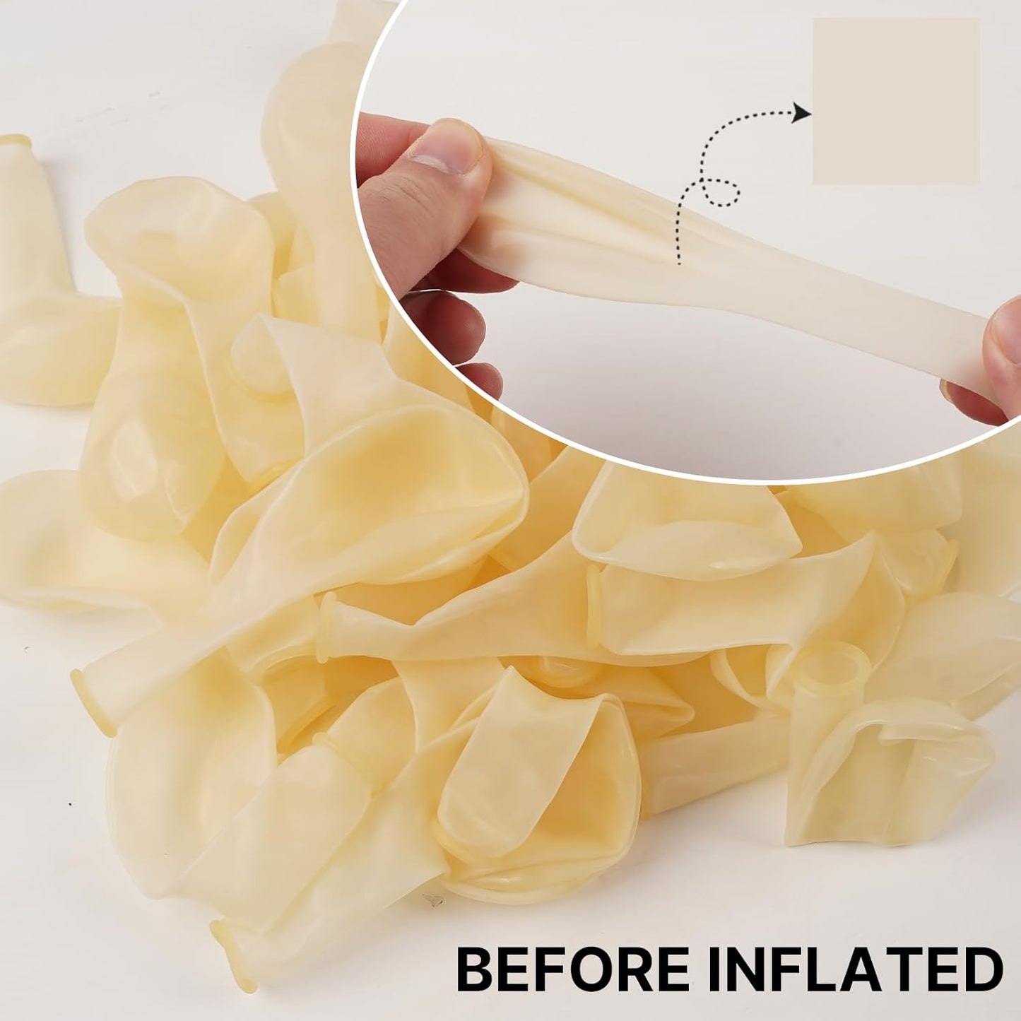PartyWoo Clear Balloon Arch Kit - 127pcs in Various Sizes for Weddings, Graduations & Celebrations