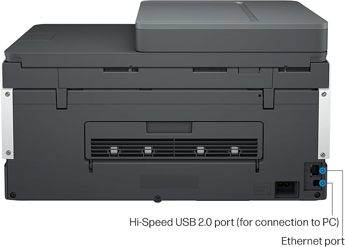 HP Smart Tank 7301 Wireless All-in-One Ink Tank Printer, Scanner, Copier with 2 Years of Ink Included, Best-for-Home Office, Cartridge-Free Refillable, AI-Enabled (28B70A)