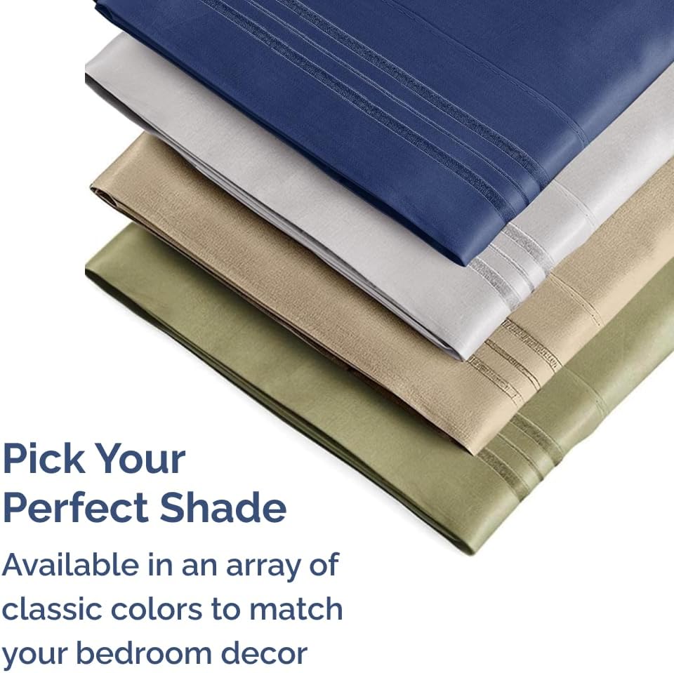 Ultra Soft Queen Pillow Cases by [Brand Name] - Hotel Quality, Wrinkle-Free & Easy-Care - 10 Pcs Set in Brown