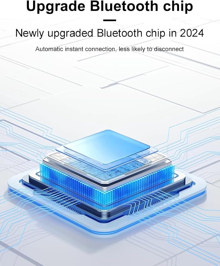 Transparent Case with Wireless Keyboard for iPad 11th Gen 11 Inch (A16, 2025) & iPad 10th Gen 10.9 Inch (2022), 7 Colors Backlight, Multi-Touch Trackpad, 360° Rotating Stand Case for 11th/10th