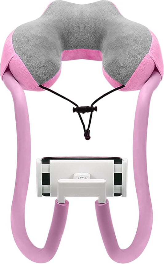 MoKo Neck Phone Holder, Lazy Gooseneck Phone Pillow Holder Bracket, 360°Rotate Phone Tablet Stand for 5.5-11" Device, fits iPhone 17/17 Air/17 Pro/17 Pro Max, iPhone 16/Pro/Pro Max/Plus, iPhone 15/Pro
