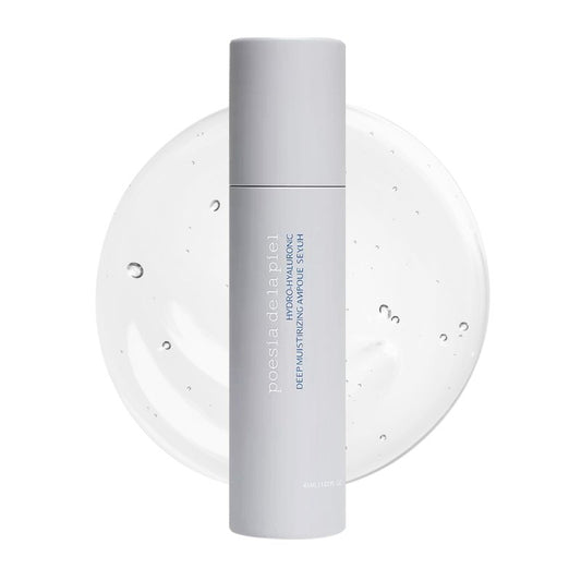 POESIA Hyaluronic Acid Face Serum – 3-Layer HA Complex + Niacinamide & Panthenol for Deep Hydration & Skin Plumping, Lightweight Serum for Dry & Dehydrated Skin, Korean Skincare 1.62 fl oz