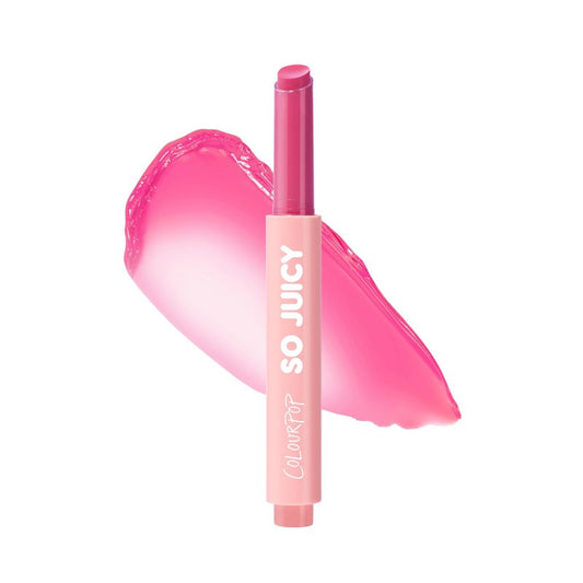 ColourPop So Juicy Plumping Lip Gloss Balm - Hydrating Lip Gloss & Balm Hybrid with Peptides - Non-Sticky Formula - Visibly Plumps Lips & Delivers Buildable Color - Dolled Up (0.07 oz)