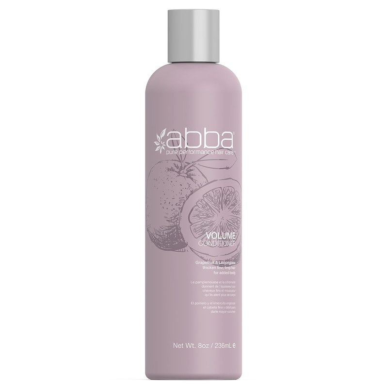 ABBA Volume Conditioner - Grapefruit & Lemongrass for Thick, Luscious Hair | 12 oz