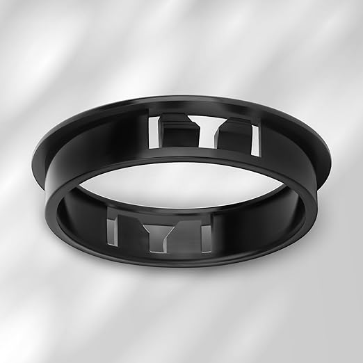 GAGIRA 50PCS 1-1/2" Black Cable Snap Bushing Grommet, Snap in Cord Bushing Protect Cables