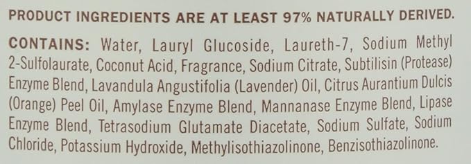 Mrs. Meyerâs Clean Day Lavender Laundry Detergent Concentrated Loads Per Bottle 64 Fl Oz (Pack of 6)
