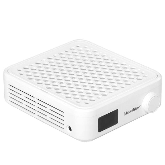 Missshine Nail Dust Collector with Adjustable Suction Power，Mini Vacuum Nail fan Dust Collector With Reusable Filter for Girls
