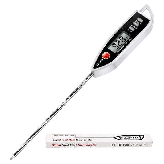 Skiennix Digital Meat Thermometer - Instant Read Cooking Tool for BBQ, Candy, Oil & More | Versatile Kitchen Use