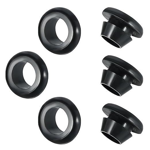 Qrity 20 PCS Rubber Grommets Cable Railing, Car Grommet, Cable Railing Protective Sleeves for Metal Posts, ID 12mm Mount Dia 14mm