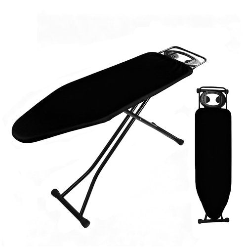 Ironing Board Full Size, Heat Resistant Cover Wide Iron Board with Steam Rest, Ultra Thick Padding, Height Adjustable Heavy Sturdy Metal Frame Legs Ironing Stand,Non-Slip Foldable 58"x15"