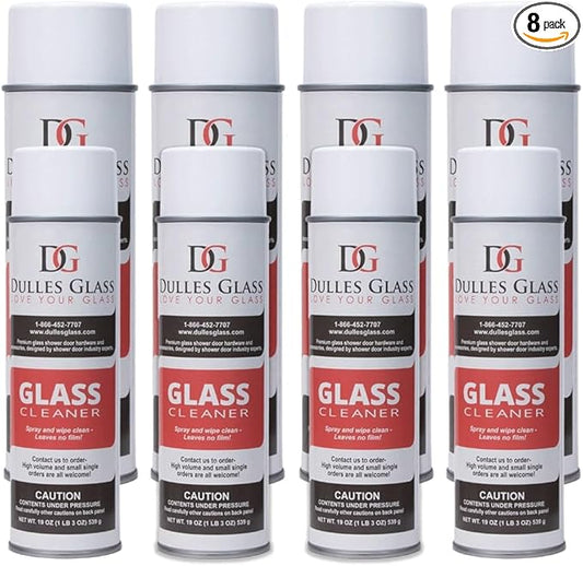 Dulles Glass Specialized Glass & Mirror Cleaner 8 pack