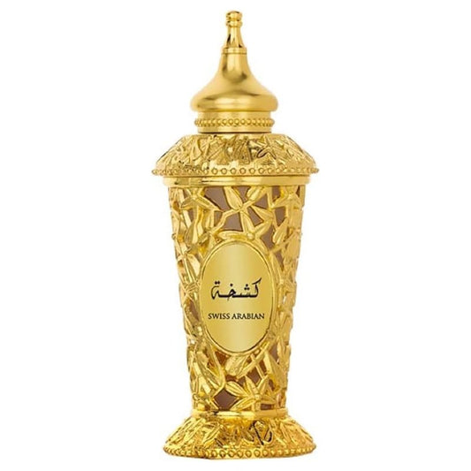 Swiss Arabian Kashkha - Luxury Products From Dubai - Long Lasting And Addictive Personal Perfume Oil Fragrance - A Seductive Signature Aroma - 0.6 Oz