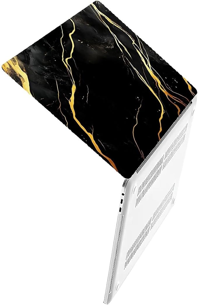 COTAIL Compatible with MacBook Air 13.3 13.6 Inch Case 2022 2021 2020 2019 Plastic Hard Shell Case Cover,13.3 Air (A1932/A2179/A2337), Black Marble