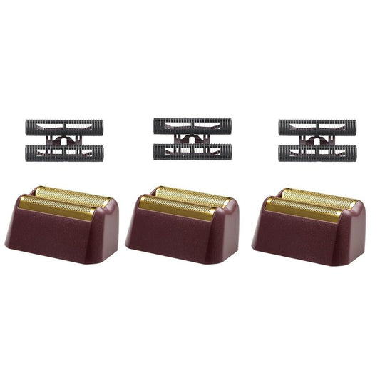 Wahl Pro 5 Star Series Finale Shaver Replacement Foil & Cutter Assembly - 3 Pcs Red