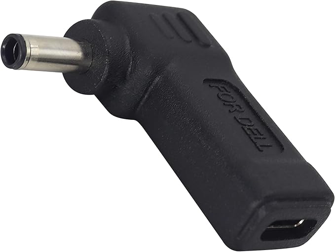 HCFeng 90W PD Power Charger Connector Adapter USB C to 4.5mm Laptop Charging Adapter Type C Female to DC 4.5 x 3.0mm Male Plug PD Power Charger Connector for H-P/De-ll[DP-4530]