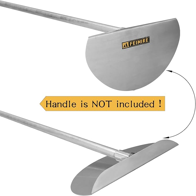 Stainless Steel Culvert Cleaning Hand Tool, For cleaning a 8" diameter culvert pipe, this size designed for culvert pipes with 8" I.D (handle is NOT included) Tool is 6 1/2" wide