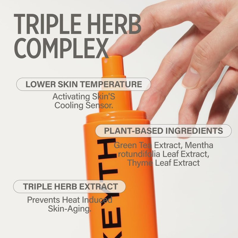 KEYTH ICY Pumpkin V Mist (150ML, 5.07 FL.OZ.) / De-Puff, Swelling Relief, Cooling, Refreshing, ICY Herb Complex, Pumpkin Fruit Extract