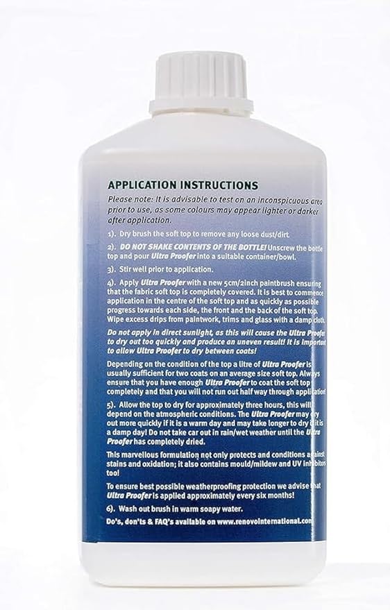 Renovo International RUP1114 Ultra Proofer 1 Litre, Neutral