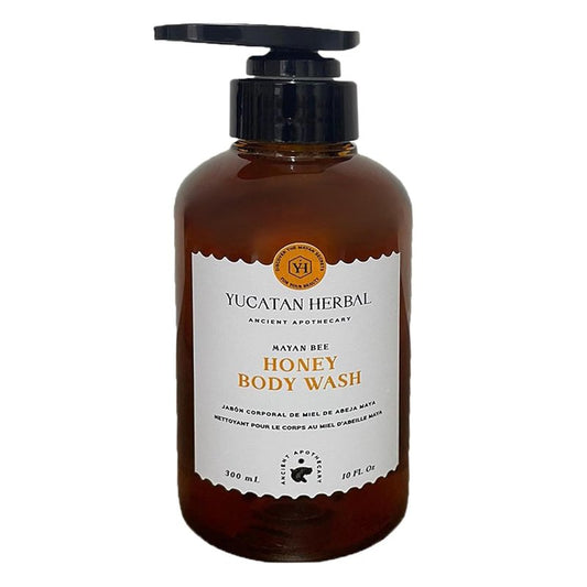 Mayan Bee Honey Body Wash - Natural Herbal Cleanser for Glowing Skin
