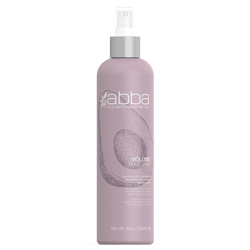 ABBA - Pure Volume Root Spray - Volumizing & Lifting for Fine Hair - Avocado Oil & Lemongrass, 8 fl oz