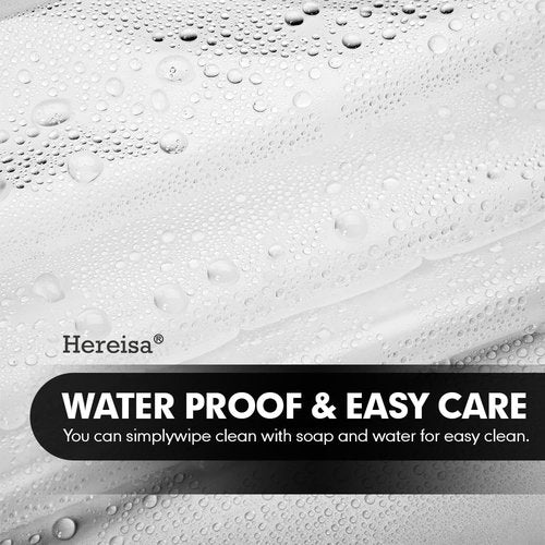 Hereisa 2-Pack Clear Plastic Shower Curtain Liners, 3G Lightweight [72x72 Inch] - Crystal Transparency, Waterproof Bathroom & Bathtub Liners, Easy Install