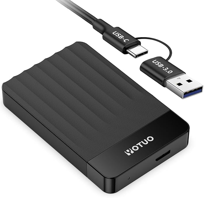 YOTUO 320GB External Hard Drive, Portable Storage Expansion HDD, USB 3.0 & USB-C for PC, Mac, Desktop, Laptop, Smartphone, PS4, Xbox One, Xbox 360, Office & Game