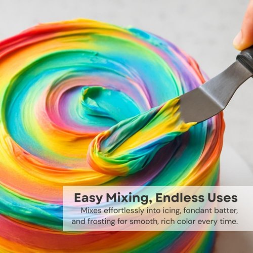 Chefmaster Red Liqua-Gel® Food Coloring - Vibrant, Professional-Grade Dye for Icing & Fondant | 2.3 oz