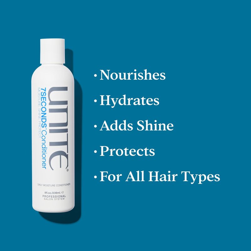 UNITE Hair 7SECONDS Conditioner | Hydrating, Repairing & Protective Daily Conditioner with Shea Butter & Argan-Infused Oil | 8 Fl Oz