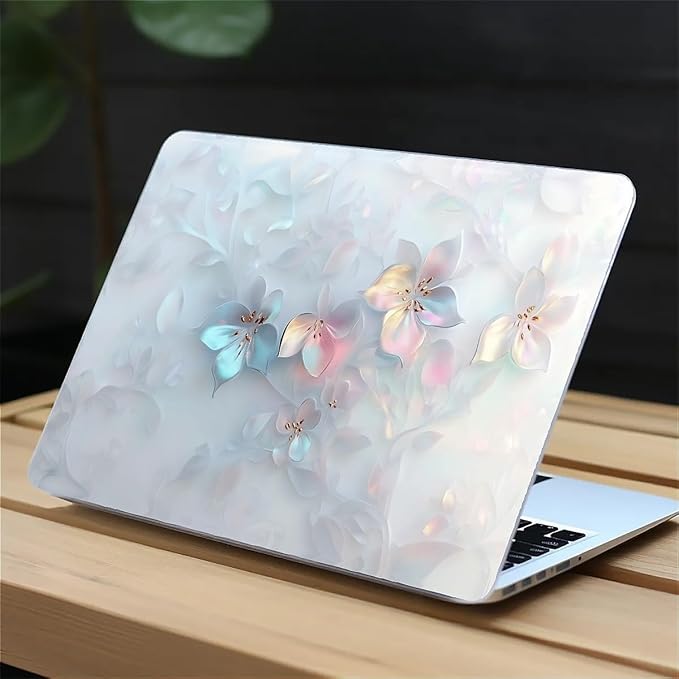 COTAIL Compatible with MacBook Air 13.3 13.6 Inch Case 2022 2021 2020 2019 Plastic Hard Shell Case Cover,13.6 Air (A2681) M2 2022, Floral