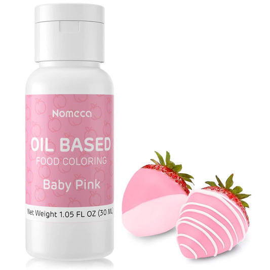 Skiennix Oil-Based Food Coloring - 30ml Light Pink Edible Dye for Baking, Cake Decorating & Candy Melts