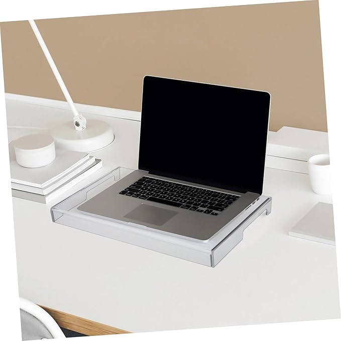 Holibanna Transparent Keyboard Protector Cover 13.78X9.84 Inch Waterproof Dust Hood for Laptop and Desktop Versatile Keyboard Accessory