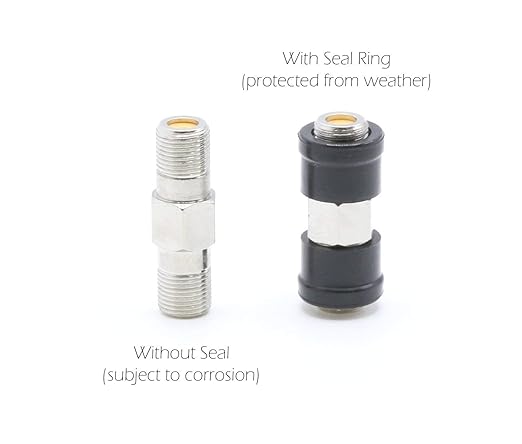 THE CIMPLE CO Coax Weather Boots for F Connectors - Rubber Boots for Ground Blocks, Splitters, or Other F81 Connections - Water-Tight Seal Protects Coaxial Cable Couplers from Weather - 50 Pack