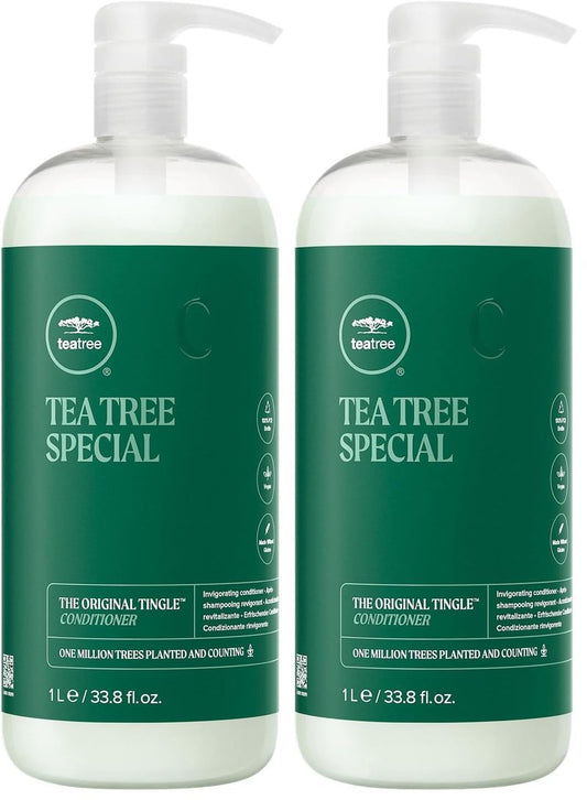 Tea Tree Special Conditioner,Detangles,Smooths + Softens,For All Hair Types,33.8 fl. oz.,(Pack of 2)
