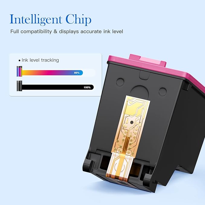 Valuetoner Remanufactured Ink Cartridge Replacement for HP 901 Ink Cartridges 901XL Compatible for HP Officejet 4500 G510a J4524 J4540 J4550 J4580 J4624 J4640 J4680 Printer (1 Black, 1 Color, 2 Pack)
