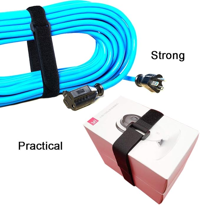 UONIKA 36 inch Cable Straps,12 pcs Reusable Fastening Hook and Loop Utility Cable Ties Down Wraps Adjustable Cinch Straps