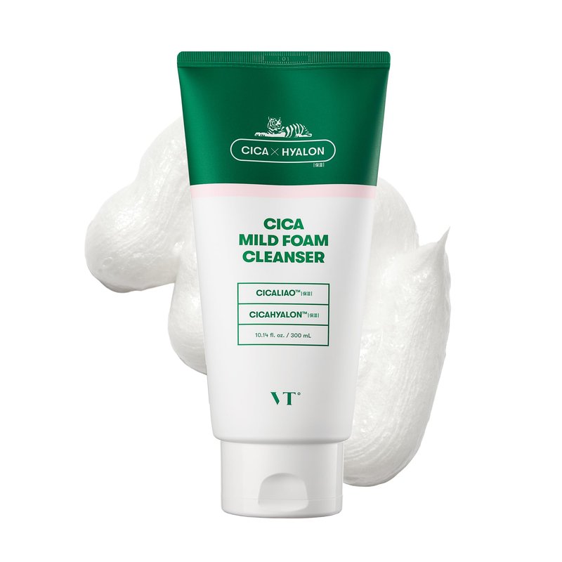 VT COSMETICS CICA Foam Cleanser Face Cleanser 10.1 fl oz (300 ml)