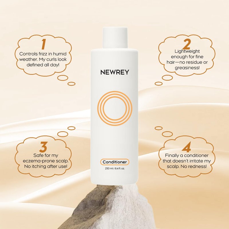 Hydrating Conditioner for Dry, Damaged Hair - Moisture Repair Treatment with Hydrolyzed Keratin & Coconut Oil | 8.4oz