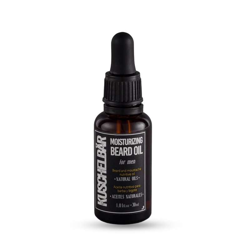 KUSCHELBAR - Beard Oil for Men | Beard Oil for Beard Growth | Provides Hydration, Softness, and Shine | Deep Moisture, Nourishment & Frizz Control | Leave-In, Non-Greasy, Lightweight l 3,38 fl.oz