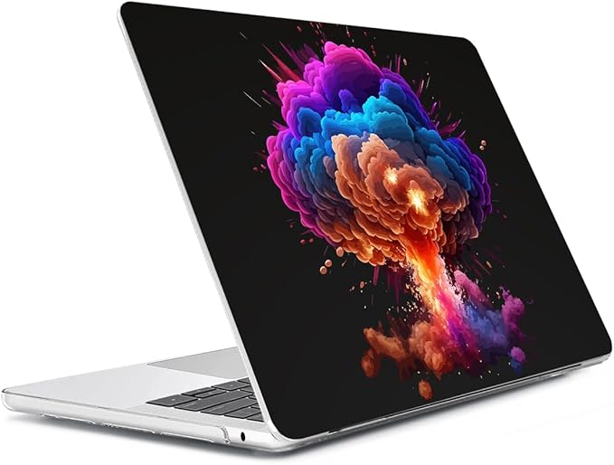 HOHAIYOO Compatible with MacBook Air 13 inch Case 2026 2025-2022 M5 A3449 M4 A3240 M3 A3113 M2 A2681, Hard Shell&Keyboard Cover&Screen Film&Webcam Cover for MacBook Air 13.6 inch Case, Explosion