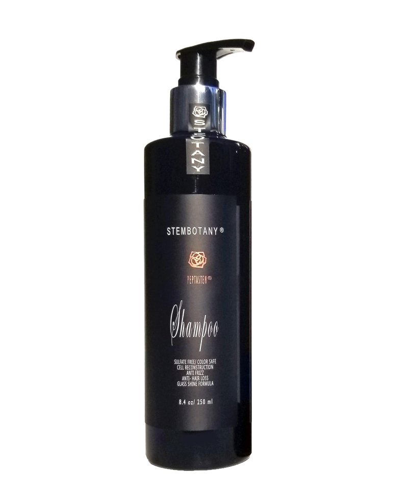 Stem Cell Shampoo for Fine and Thinning-Looking Hair — Super Glossy, Color-Safe, Natural Formula with Caffeine, Peptides, and Plant Stem Cells