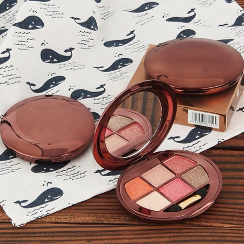 Neutral Eyeshadow Palette 5 Colors, Nude Brown Matte & Subtle Shimmer Shades, Highly Pigmented Blendable Long-Lasting Powder, Smooth No-Fallout Daily Eye Makeup Palette for Work and Natural Looks- C02